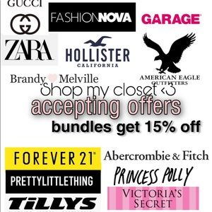 ACCEPTING OFFERS / BUNDLES 15% OFF